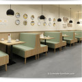 Salle à manger Cuir Single Restaurant Cafe Sooth Sofa